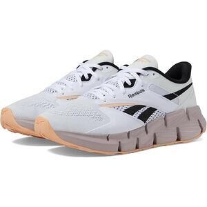 USED Reebok Womens Zig Dynamica 5 Running Shoe, White-Size 9M